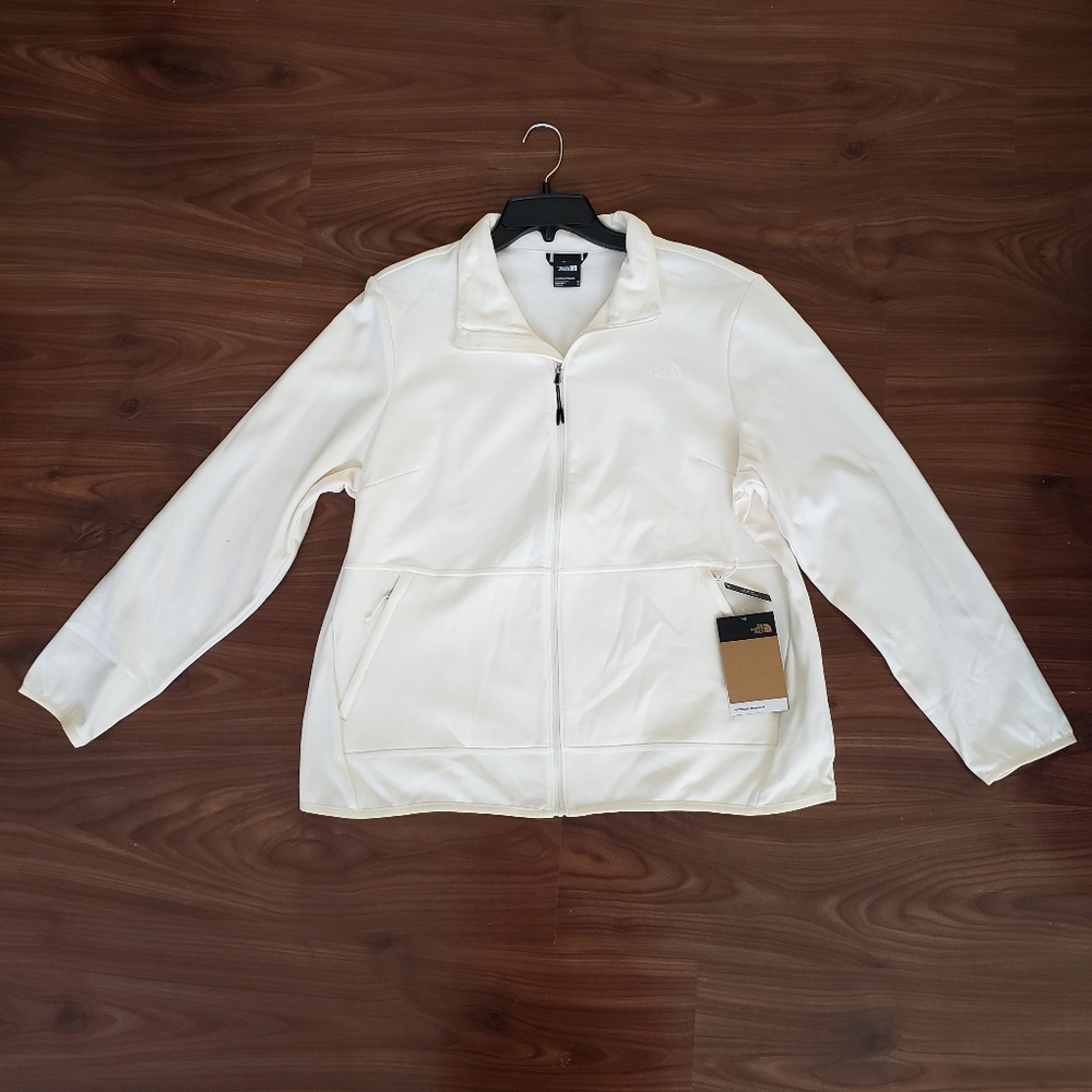 The North Face Women's Plus 2x Canyonlands Full Zip Lightweight Jacket Cream